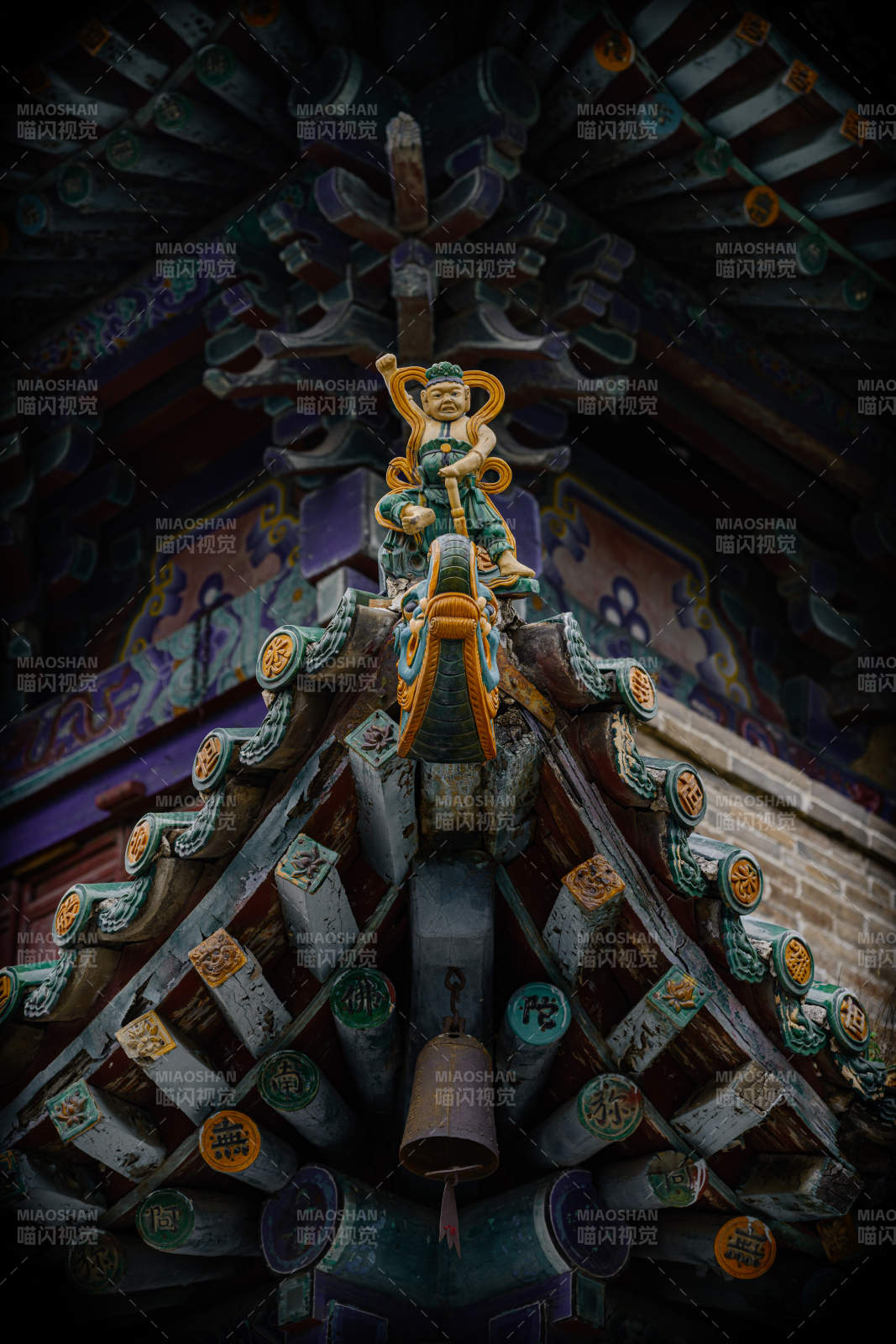 古建筑屋脊神兽图片