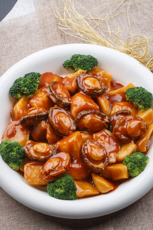 红烧土豆块鲍鱼图片