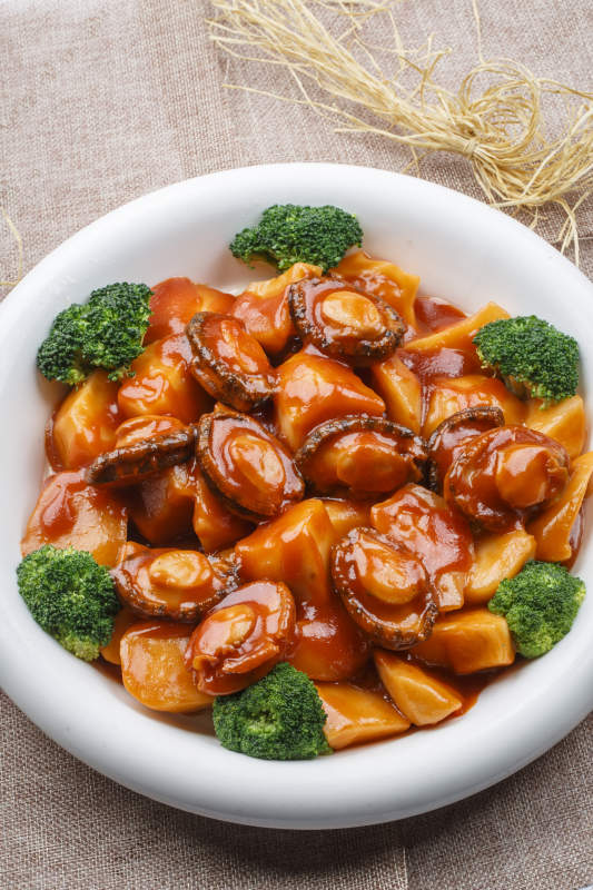 红烧土豆块鲍鱼图片