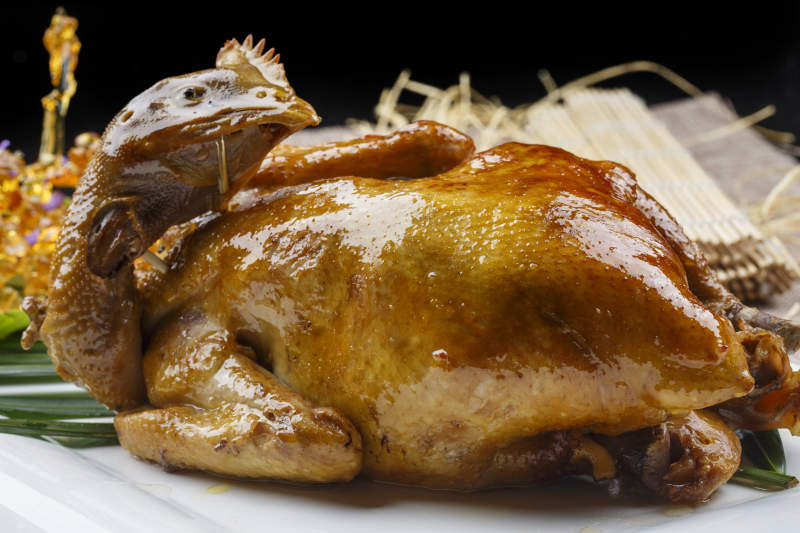 香酥港式脆皮鸡图片