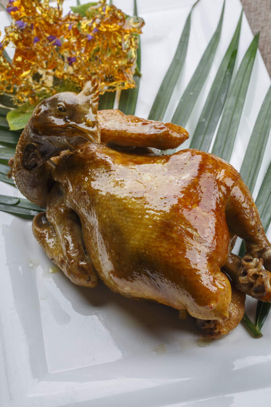 香酥港式脆皮鸡图片