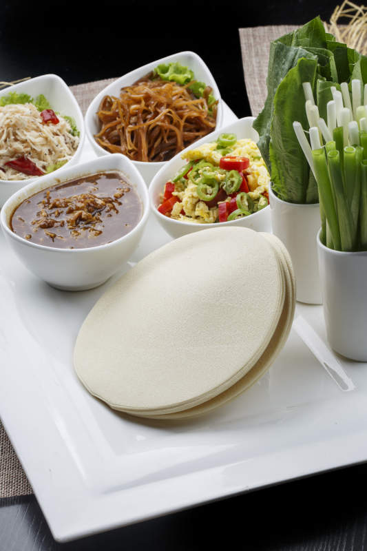 农家老咸菜卷饼图片