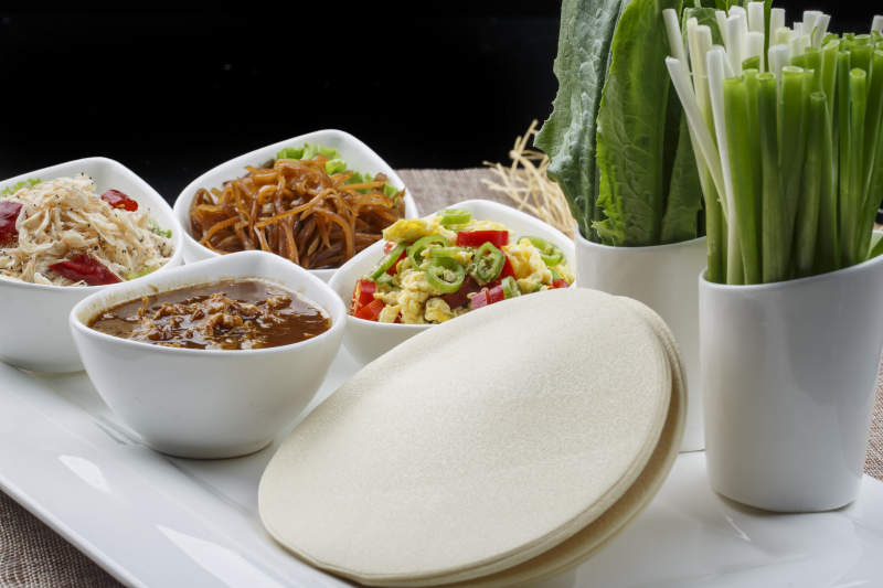 农家老咸菜卷饼图片