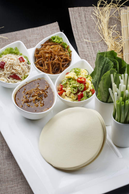 农家老咸菜卷饼图片