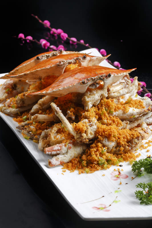 避风塘炒蟹图片