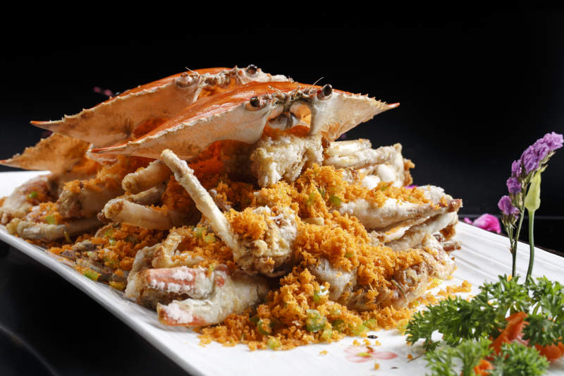 避风塘炒蟹图片