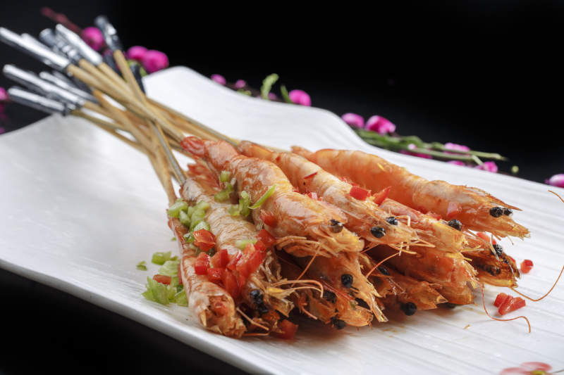 香辣串串虾图片