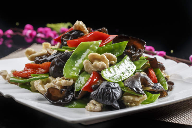 粤式小炒荷塘月色图片