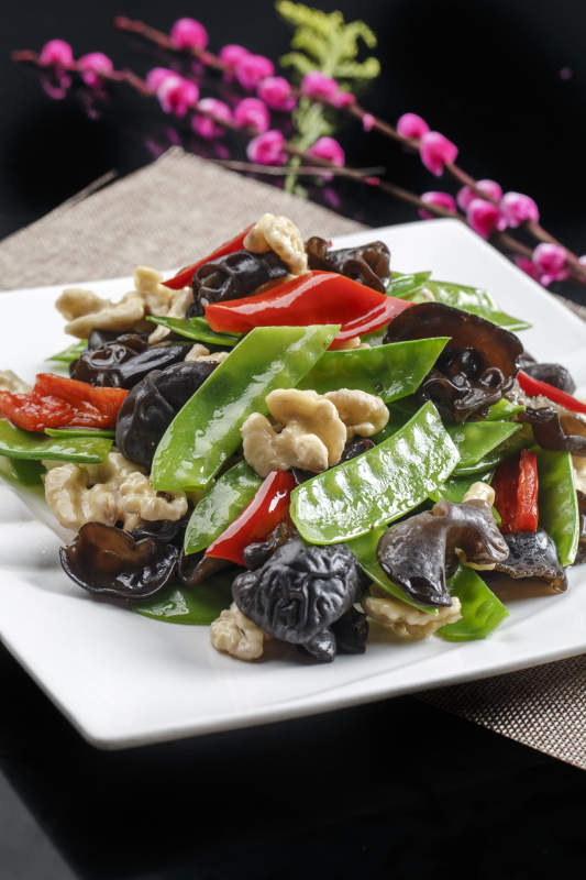 粤式小炒荷塘月色图片