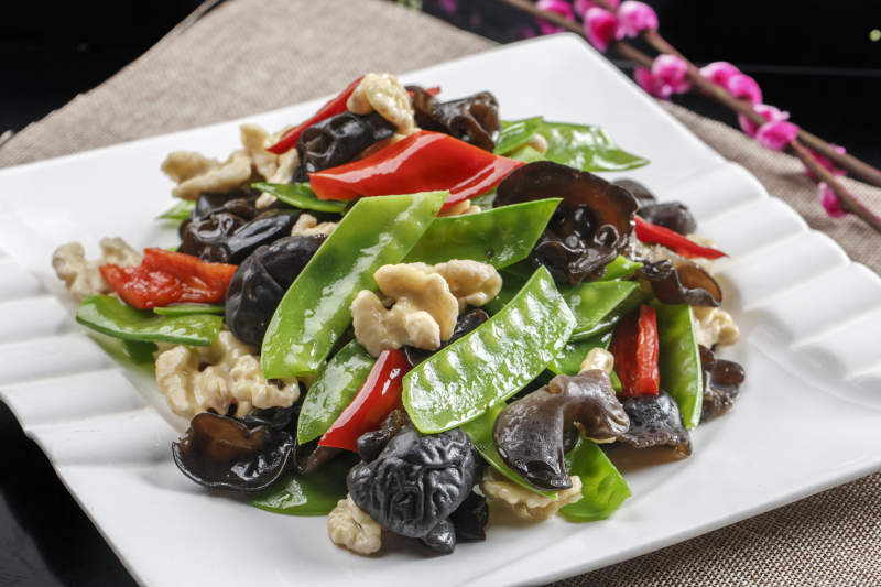 粤式小炒荷塘月色图片