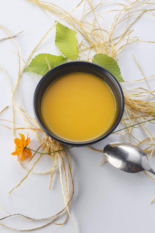 金米南瓜羹图片