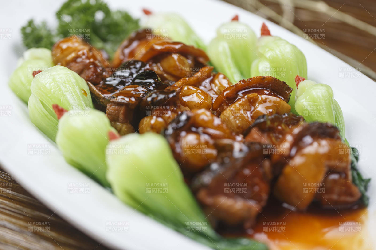 枸杞毛氏红烧猪楠肉图片