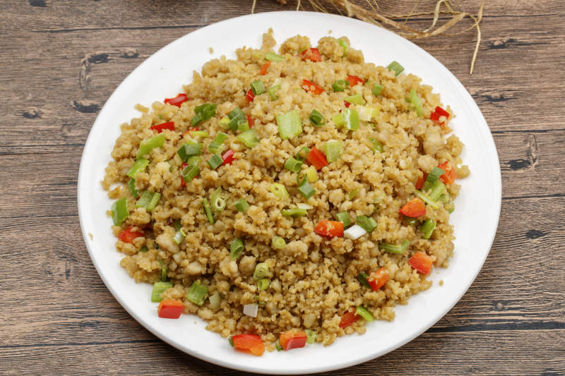 麻油炒傀儡莜面土豆泥图片