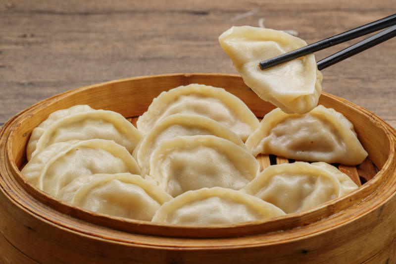 猪肉白菜馅蒸饺图片