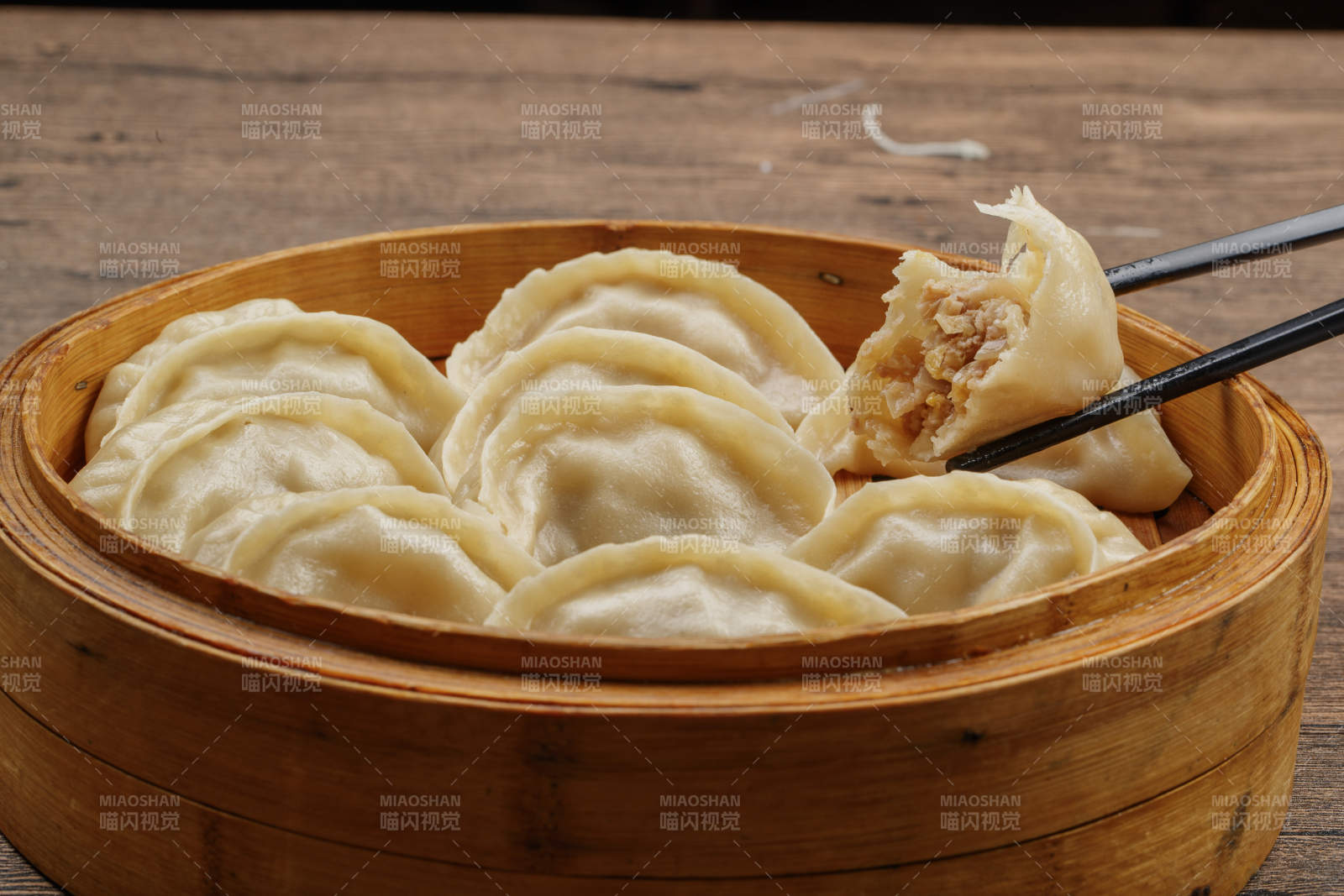 猪肉白菜馅蒸饺图片