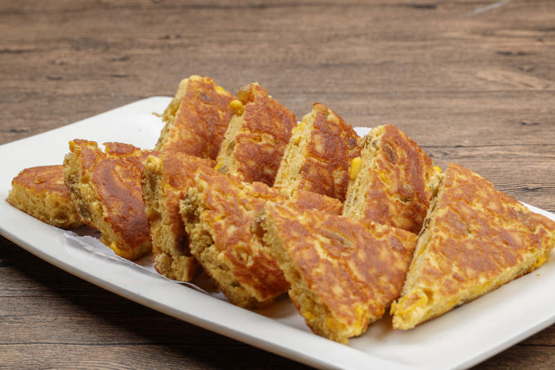 杂粮果仁玉米松饼图片