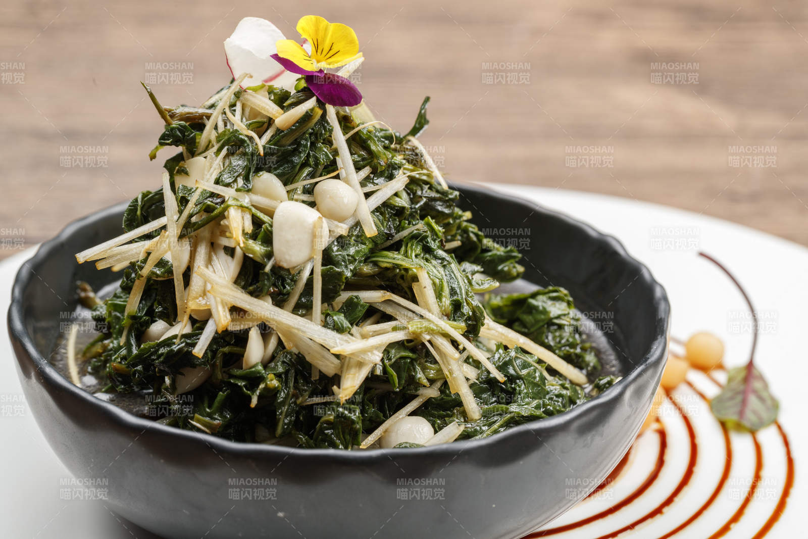 杏仁醋炆折耳根鱼腥草图片