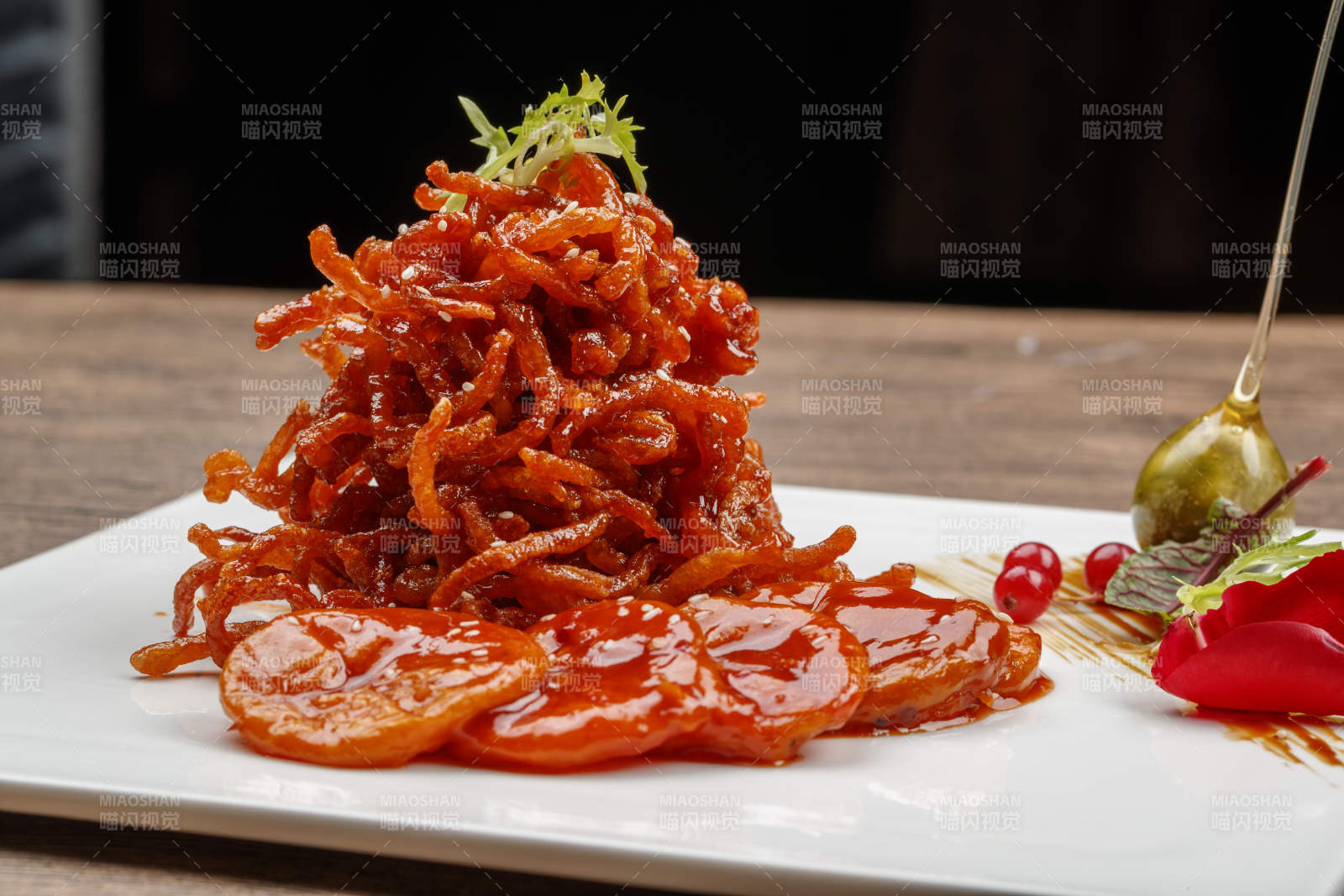 杏脯肉丝果脯肉丝图片