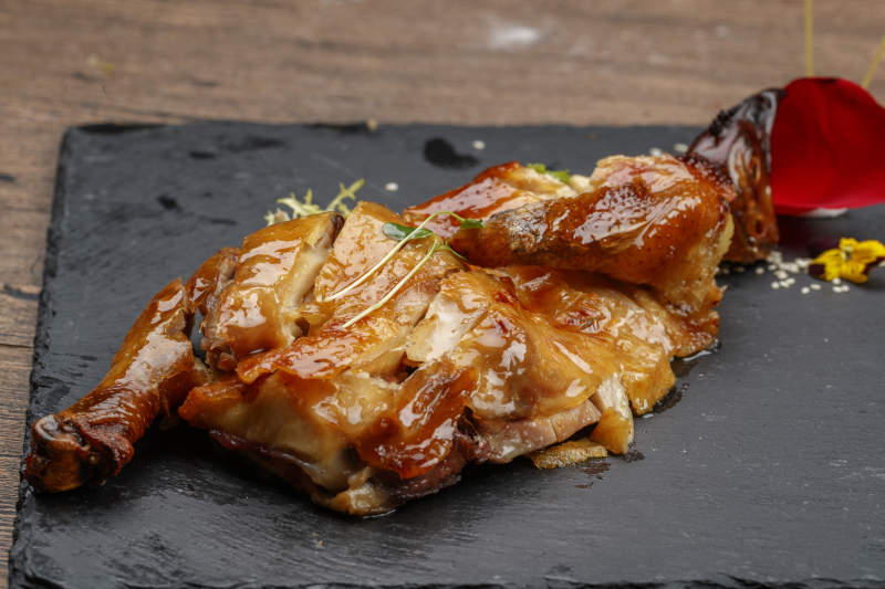 香烤奥尔良烤鸡半只图片