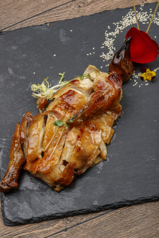 香烤奥尔良烤鸡半只图片