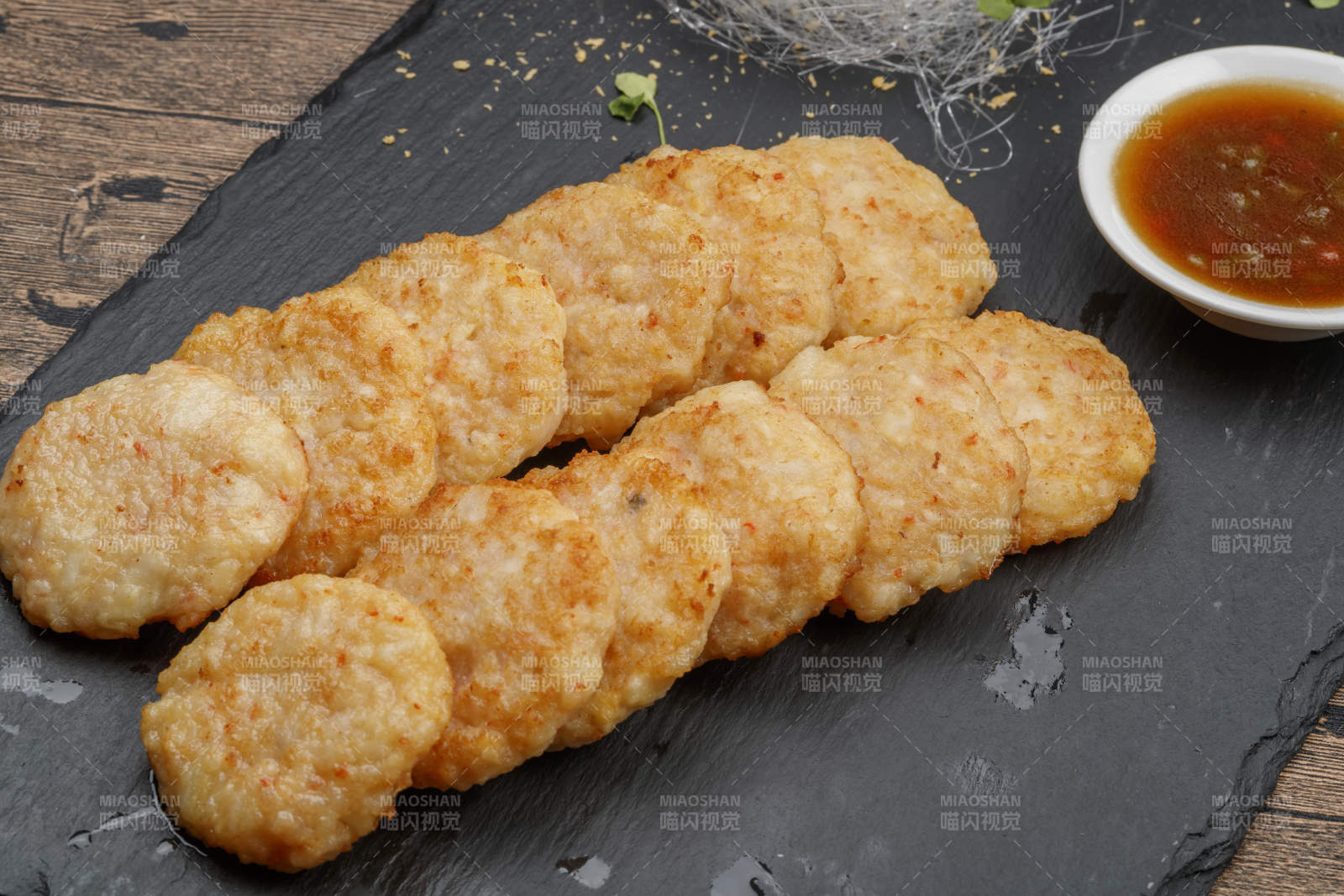 香煎美味虾饼图片