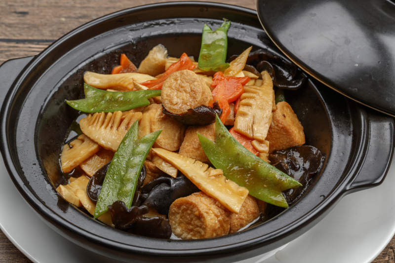 砂锅素什锦图片