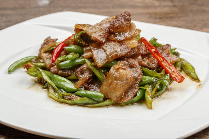 杭椒回锅肉图片