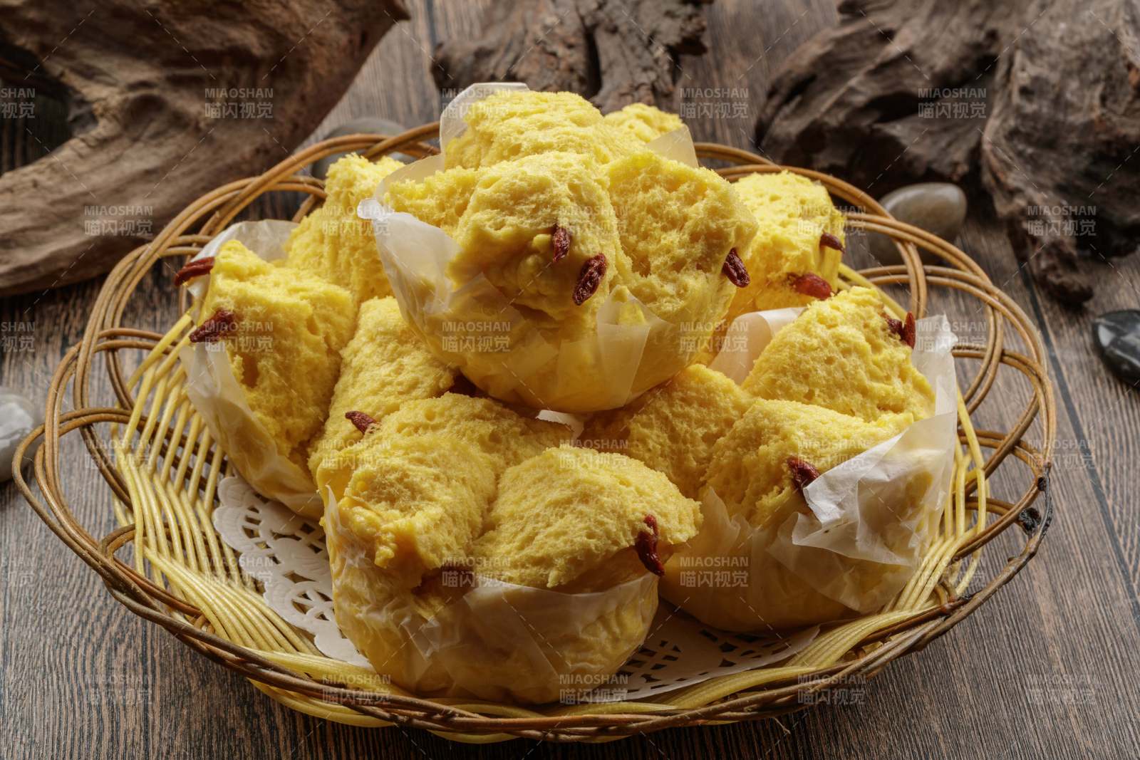 杂粮坚果黄馍馍图片