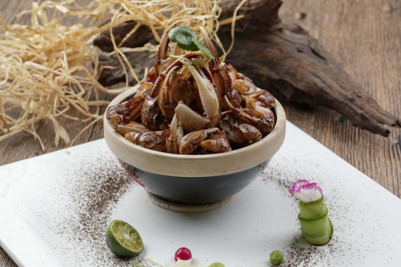 糟醉蟹钳生淹蟹钳图片