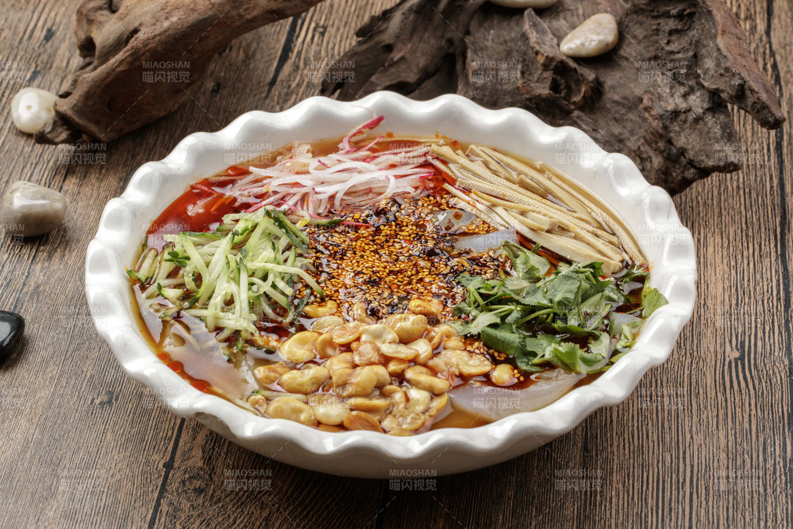 五香猪肉冻皮冻图片