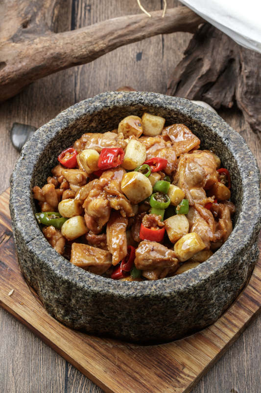 铁板剁椒蒜蓉大明虾图片