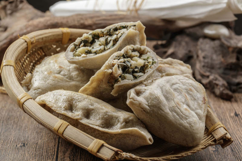 炼乳腐乳烘烤大花卷图片