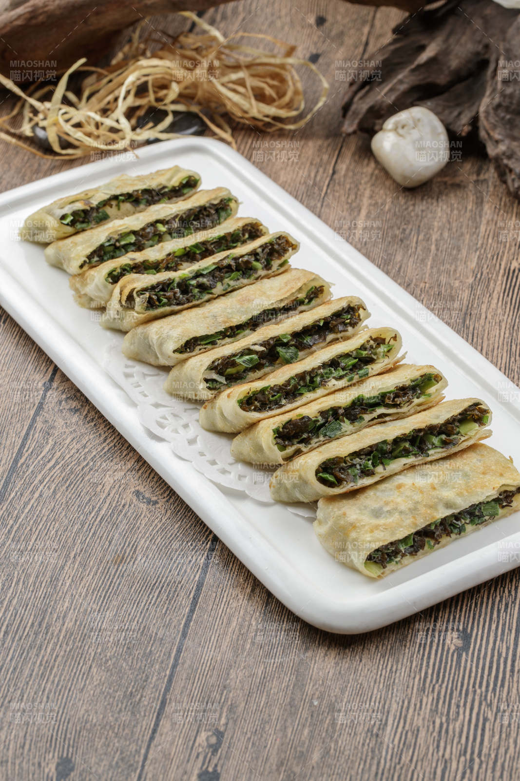 土豆地皮菜馅莜面饺子图片