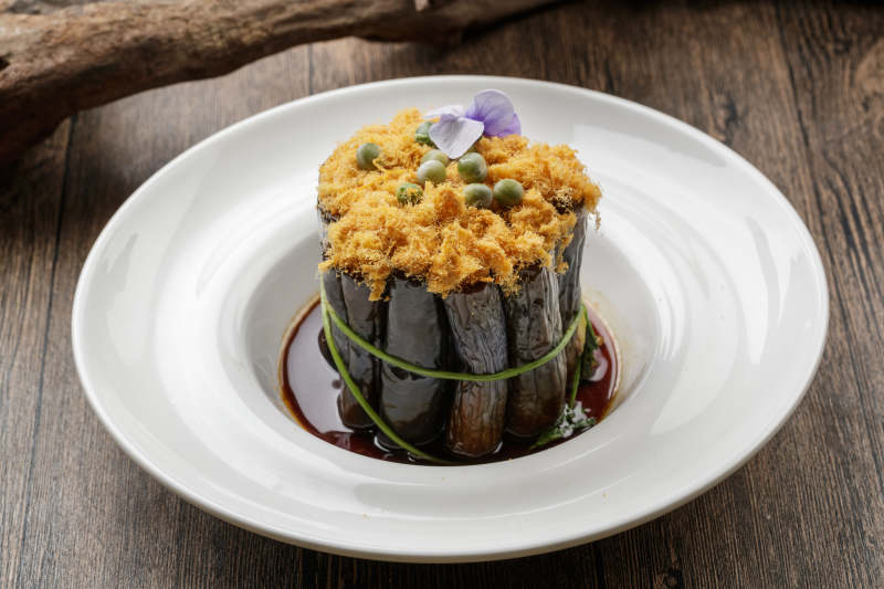 捞汁肉松酱腌乳瓜图片