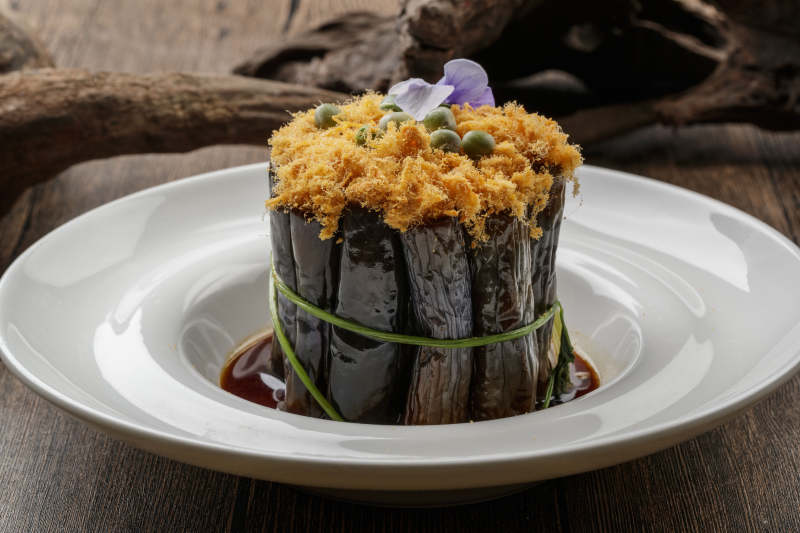 捞汁肉松酱腌乳瓜图片