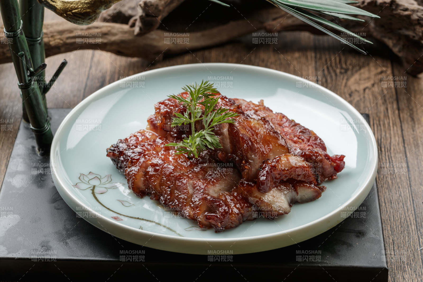 广式蜜汁烧腊烧腊猪五花图片