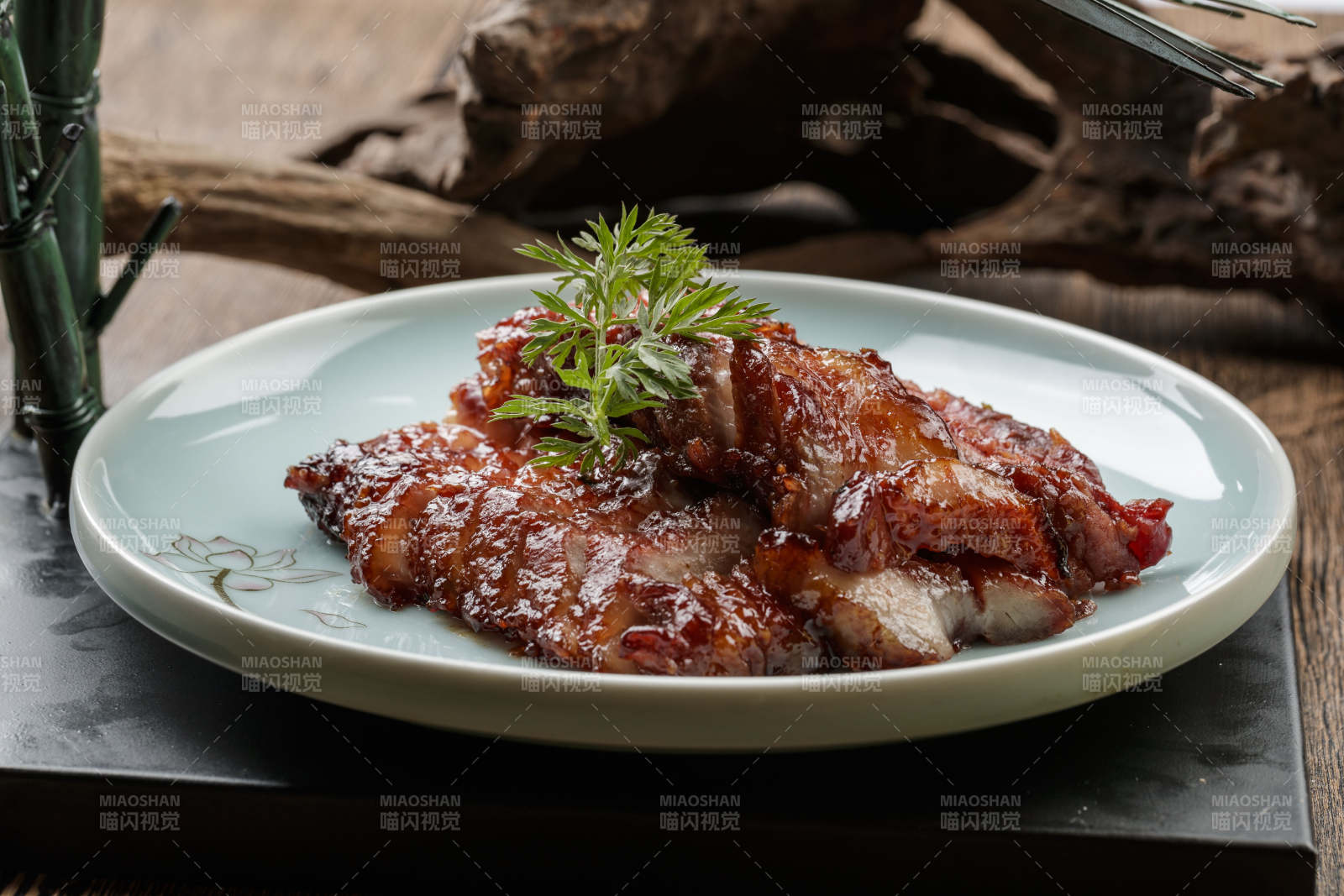 广式蜜汁烧腊烧腊猪五花图片