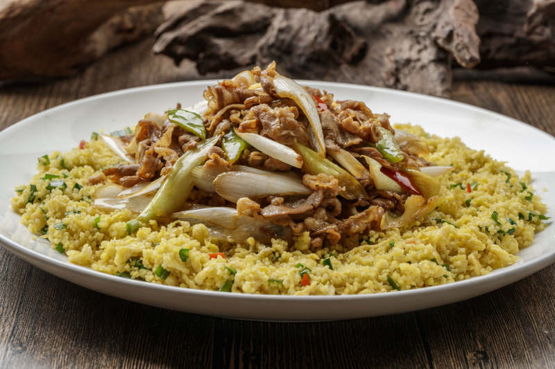 小米烙葱爆羊肉图片