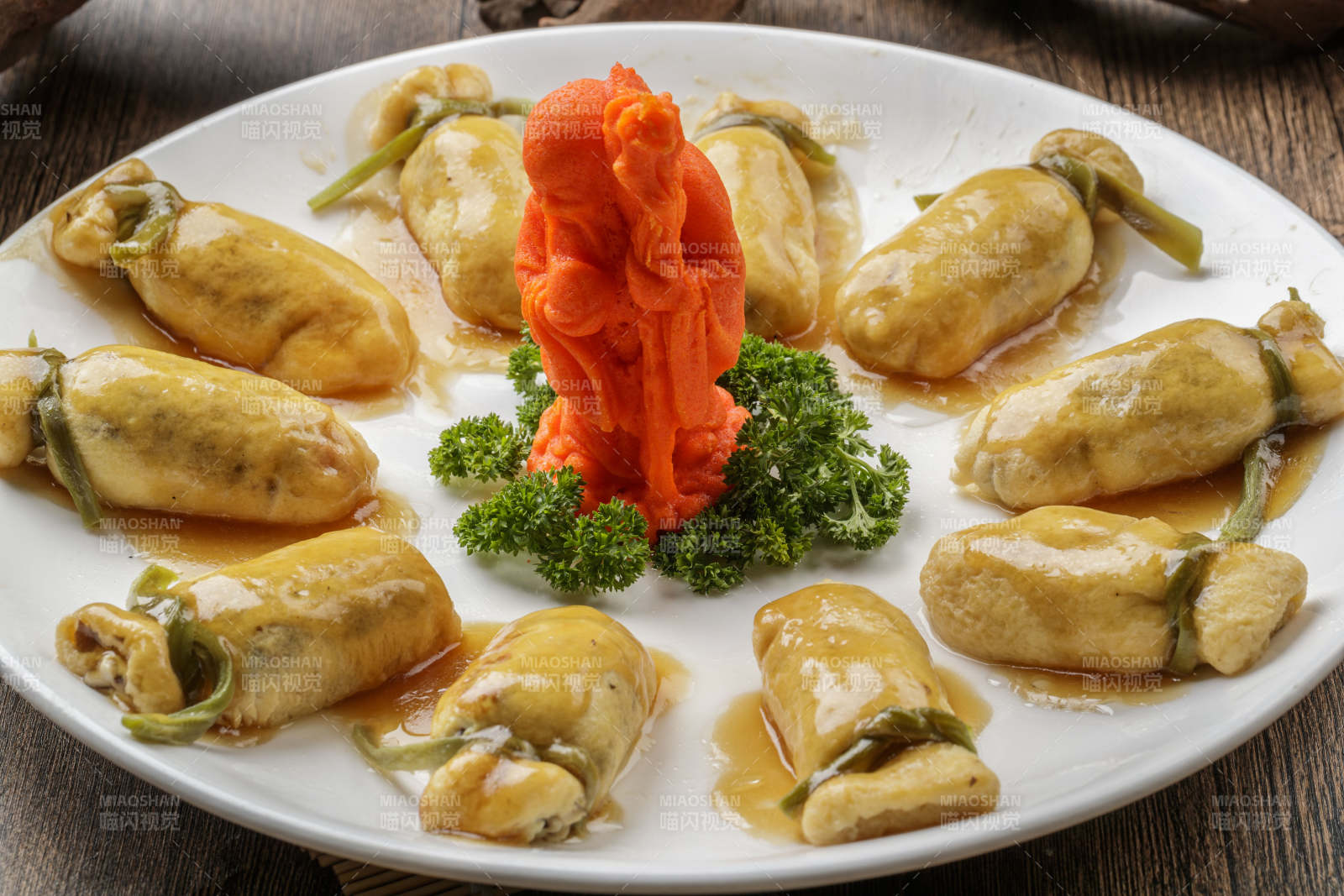 浇汁口袋福禄肉中式玉子烧图片