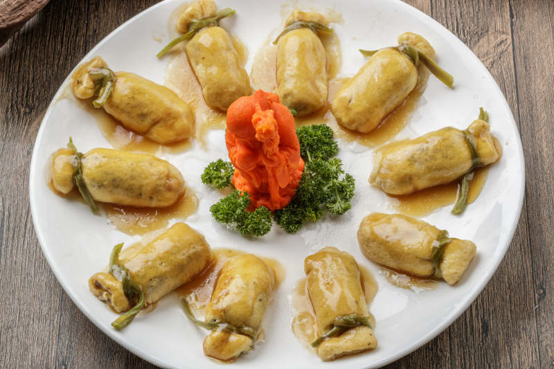 浇汁口袋福禄肉中式玉子烧图片