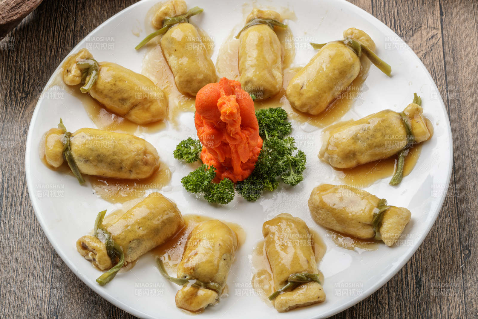 浇汁口袋福禄肉中式玉子烧图片