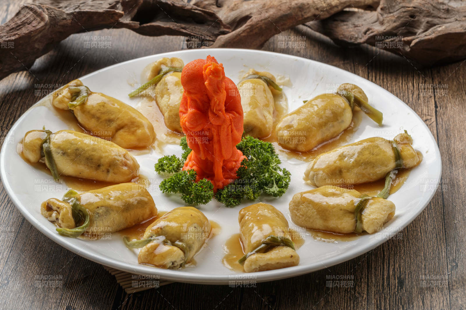 浇汁口袋福禄肉中式玉子烧图片