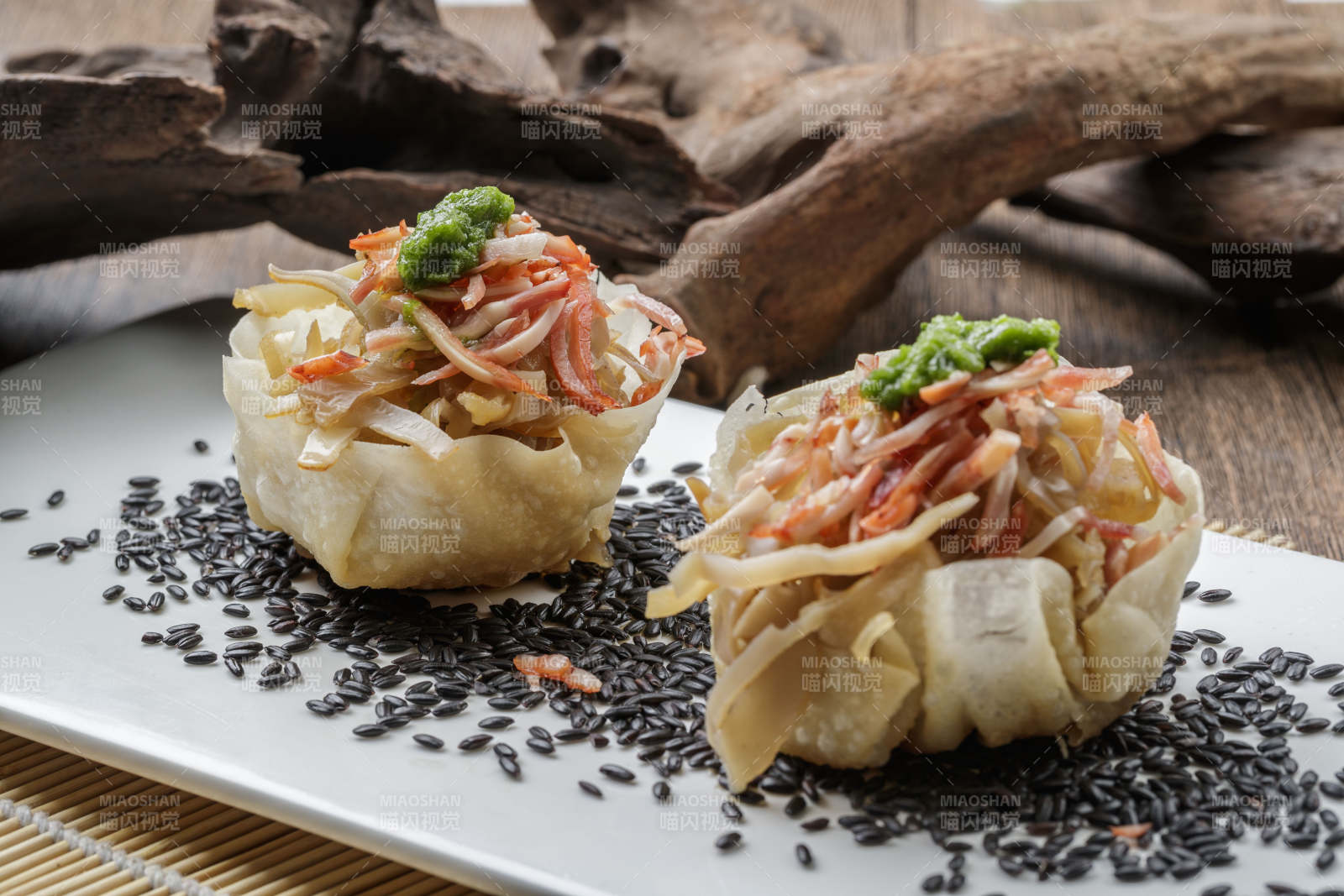 芝香蟹柳炸排叉图片