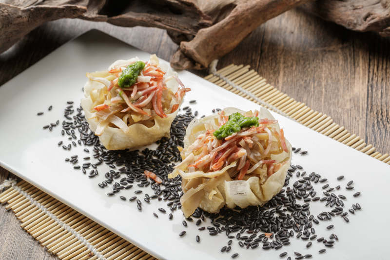 芝香蟹柳炸排叉图片