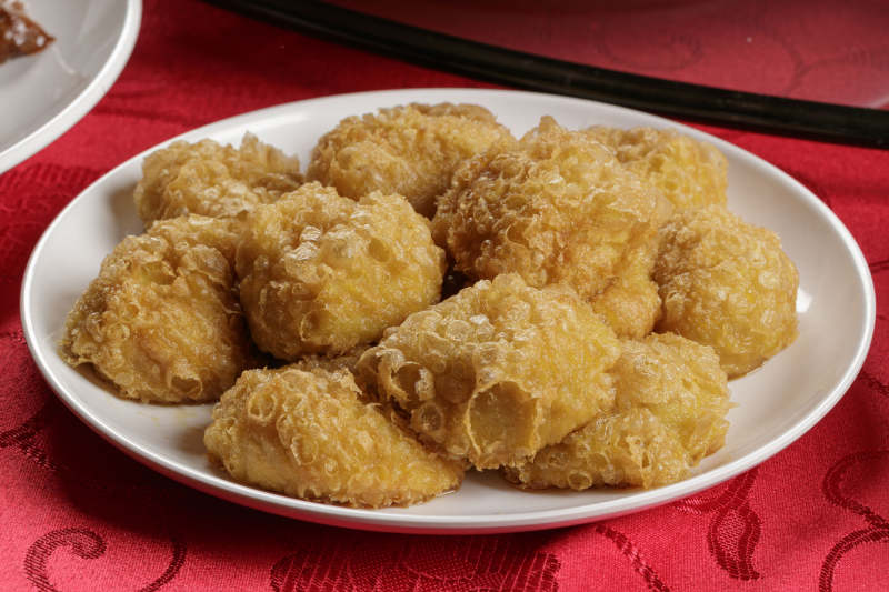 美味油炸黄糕图片