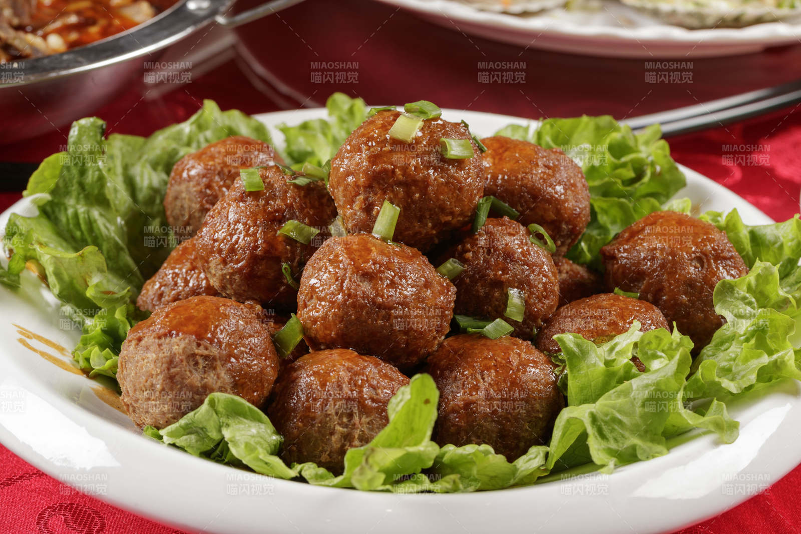 红烧丸子猪肉丸子图片