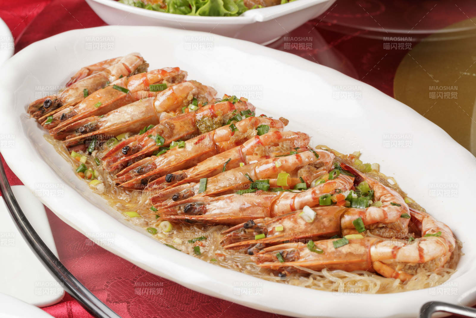 清蒸蒜蓉开背虾图片