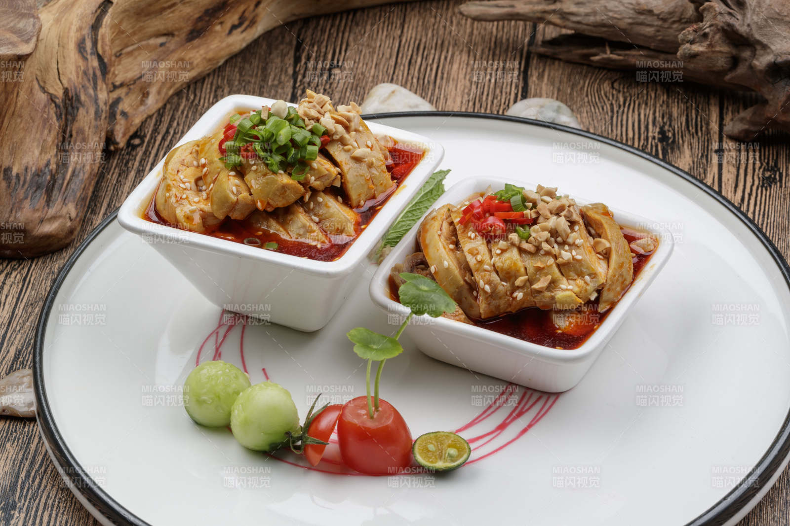 红油口水鸡图片