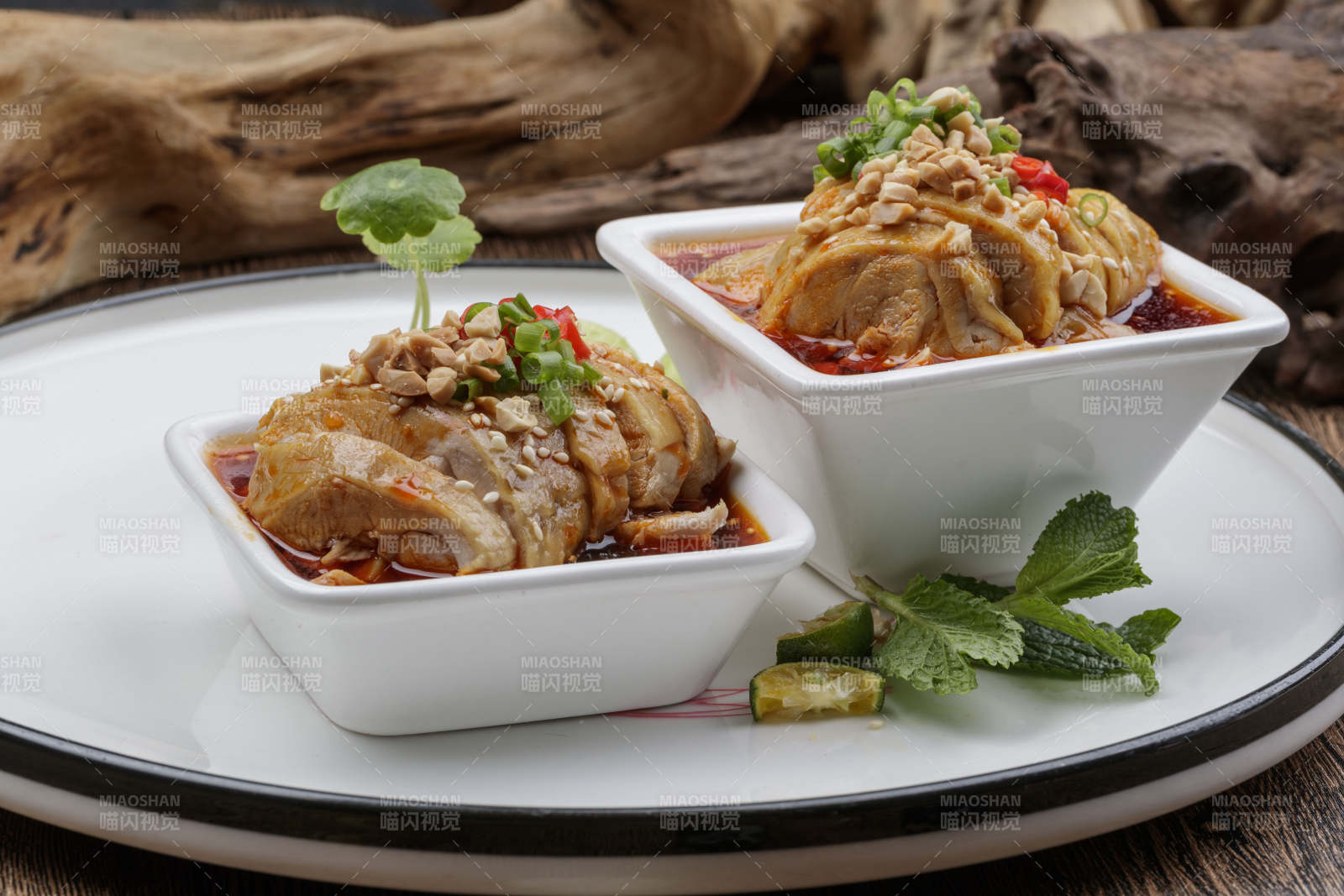 红油口水鸡图片