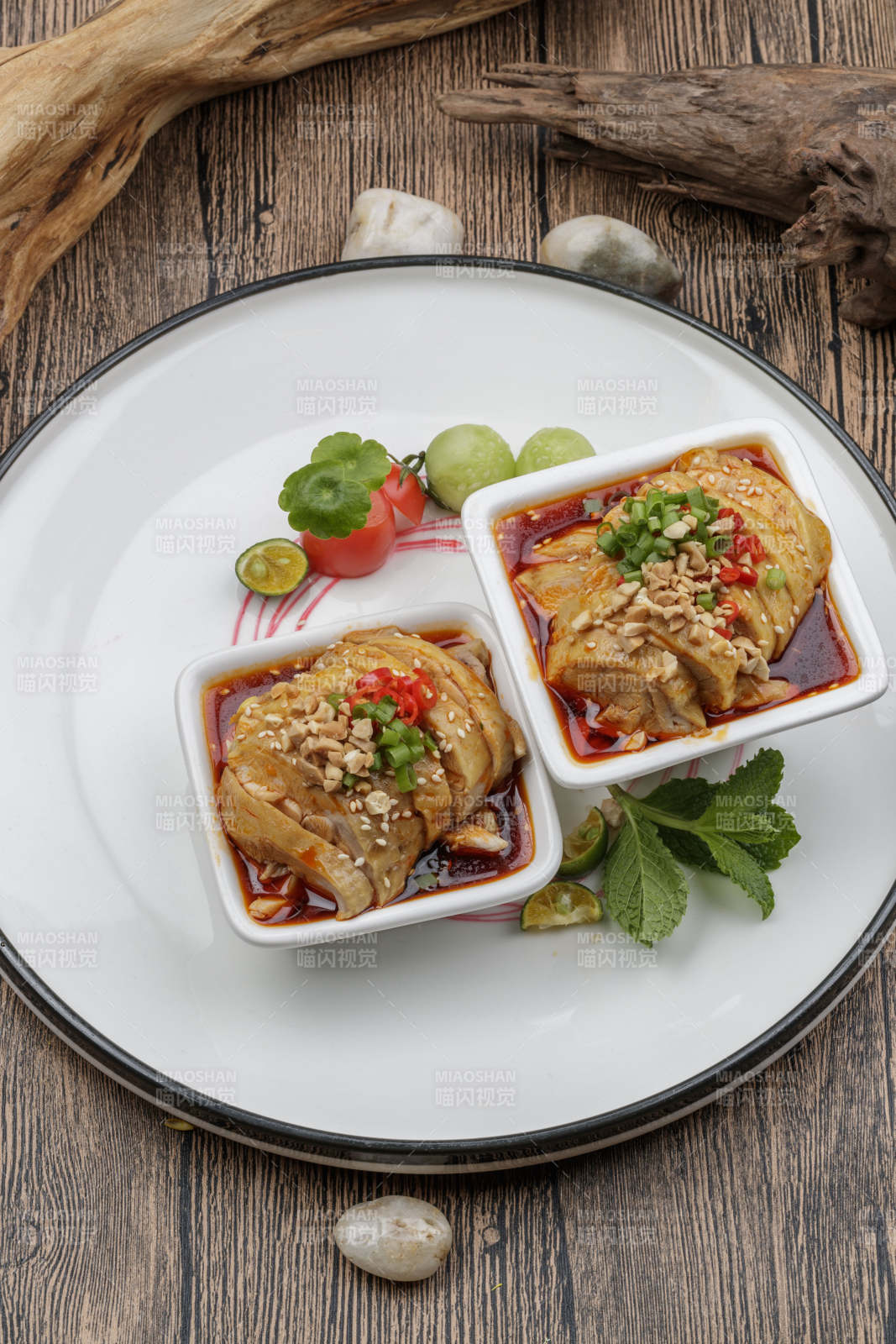 红油口水鸡图片